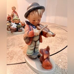 Vintage Hummel “Puppy Love” Violinist Figurine with Dog